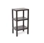 Декоративна етажерка, 3 рафта, Пластмаса, Черен , снимка 3