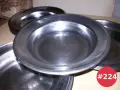 Български дълбоки чинии алпака, от едно време, снимка 1