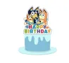 12 бр Блуи и Бинго Bluey and Bingo Чили и Бандит къси картонени топери топер за торта мъфин, снимка 4