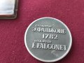 СССР Медал Медный всадник Ленинград скульптор Фальконе 54mml алуминий, снимка 5