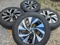 Лети джанти 16ки 5х112 VW + летни гуми 215/60/16 GoodYear, снимка 1