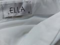 ELLA - бяла рокля/риза овърсайз, снимка 3