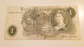 1 паунд 1960 Великобритания  , Банкнота от Англия , снимка 1