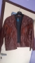Дамско кожено яке с ресни, естествена кожа. М - L, снимка 4