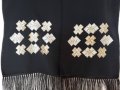 Ръчно бродиран копринен шал / scarf with bulgarian embroidery, снимка 2