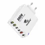 Зарядно за телефон, 220V, 200W, Digital One SP01479 Yelandar, 6 порта 3 USB + 3 USB-C PD, снимка 2