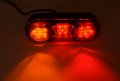 1 бр. ЛЕД LED стопове овал с три функции , 12-24V , Полша , снимка 1 - Аксесоари и консумативи - 35518495