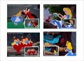 Чисти блокове Дисни Анимация Алиса в страната на чудесата 2018 Тонго, снимка 1 - Филателия - 37687606