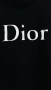 Черна блуза Dior стил, плътен памук, отлична изработка, унисекс, снимка 4