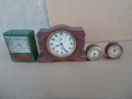 4бр антикварни настолни часовници, снимка 1 - Антикварни и старинни предмети - 35006024
