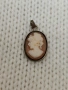 Сребърен антикварен медальон камея проб 800, снимка 1