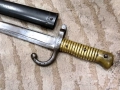 Френски щик нож байонет Шаспо Chassepot M1866, снимка 3