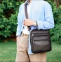 Мъжка делова кожена чанта /Универсална и стилна-Кафява естествена кожа, снимка 7