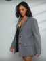 Дамско сиво сако , снимка 7