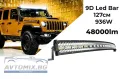 Извит 127cм 936W 9D LED BAR диоден прожектор, дневна светлина 48000lm, снимка 1