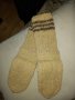 Ръчно плетени детски вълнени чорапи