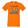 Мъжка тениска Love Is Love 2 multicolor Прайд,Празник.Повод,Изненада, снимка 9