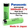 Акумулаторна батерия 18650 Panasonic 3.7V 3000mAh литиево йонна, снимка 1