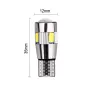 LED крушки T10 CANBUS 6 SMD 5730 бели 12V 2 броя, снимка 2