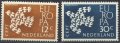 Чисти марки Европа СЕПТ 1961 от Нидерландия, снимка 1 - Филателия - 40273489