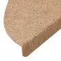 vidaXL Самозалепващи стелки за стълби, 15 бр, 56x17x3 см, бежови, снимка 7