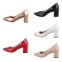 Дамски класически обувки на ток, 5цвята 