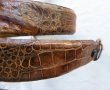 Дамски колан от естествена крокодилска кожа, снимка 6