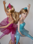 Комплект прекрасни балеринки оригинални кукли Барби на мател 