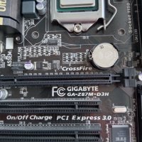  Gigabyte GA-Z87M-D3H+Intel Core I5 4670+16GB RAM DDR3 1600Mhz, снимка 5 - Дънни платки - 38807290