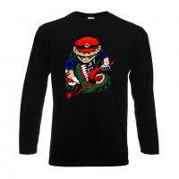 Мъжка тениска Mario VS Monster Игра,Изненада,Подарък,Празник,Повод, снимка 2 - Тениски - 37236957