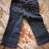Детски дънки 6-9 месеца , снимка 2 - Панталони и долнища за бебе - 33908916