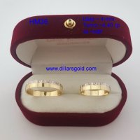  Налични брачни златни халки 14К от 430 лв за чифт.  WEDDING RINGS OVER 1500 MODELS, снимка 17 - Пръстени - 5160792