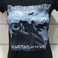 Нова дамска тениска на музикалната група Iron Maiden – The Writing On The Wall, снимка 2 - Тениски - 36598848