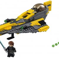 НОВО Lego Star Wars - Anakin's Jedi Starfighter (75214), снимка 4 - Конструктори - 39492365