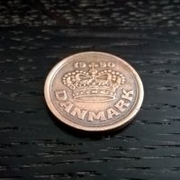 Монета - Дания - 25 оре | 1990г., снимка 2 - Нумизматика и бонистика - 29136250