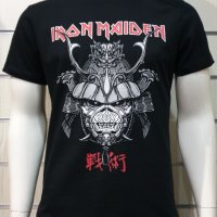 Нова мъжка тениска на музикалната група IRON MAIDEN - Senjutsu Samurai Eddie Graphic Navy, снимка 11 - Тениски - 37106867