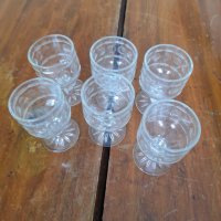 Стари стъклени чаши Хрусталь, снимка 6 - Други ценни предмети - 31853374
