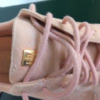 Дамски бледо розови кецове Polo Ralph Lauren, № 39, естествен велур, снимка 8 - Дамски ежедневни обувки - 42325618