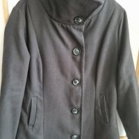 Дамско сако яке палто полар черно размер Л черно, снимка 2 - Якета - 42247468