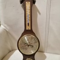 Старинен часовник и барометър, снимка 8 - Стенни часовници - 33873112