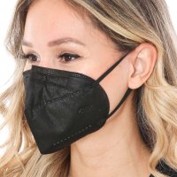 KN95 Черни български предпазни маски за лице