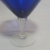 Чаша, ваза от цветно стъкло , снимка 3 - Декорация за дома - 33897977
