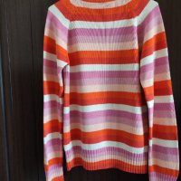 блуза плетиво рае с поло яка размер М, снимка 3 - Блузи с дълъг ръкав и пуловери - 34490099