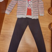 Суичер пола клин блуза жилетка в комплект, снимка 4 - Детски комплекти - 30978072