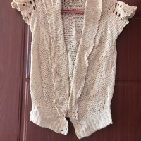 Нов Плетен Бебешки комплект елече, панталонки, терлички Ръчно плетени , снимка 16 - Комплекти за бебе - 30547091