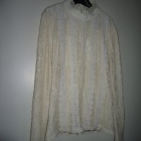 дамска дантелена блуза, снимка 1 - Блузи с дълъг ръкав и пуловери - 44334293