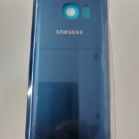 Заден капак, панел стъкло за Samsung Galaxy S7 / Син, снимка 1 - Резервни части за телефони - 37642609