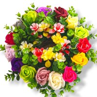 💐❣️Букети от ароматни сапунени цветя 🥀 Идеален подарък за всеки повод , снимка 4 - Подаръци за рожден ден - 44457961