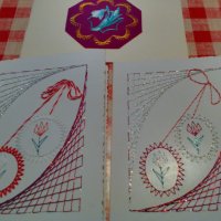 ппродавам ръчно изработени двойни картички за различни празници, снимка 4 - Колекции - 39774230