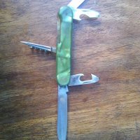 Стар български многофункционален джобен нож Петко Денев - Габрово, снимка 2 - Ножове - 39078095